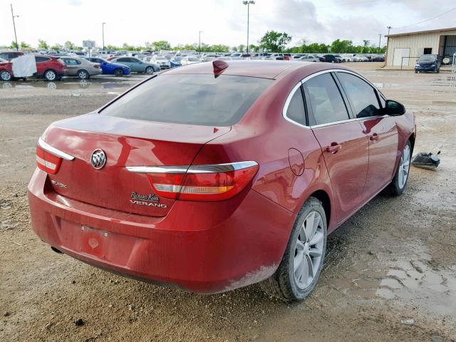 1G4PR5SK8F4143260 - 2015 BUICK VERANO CON BURGUNDY photo 4