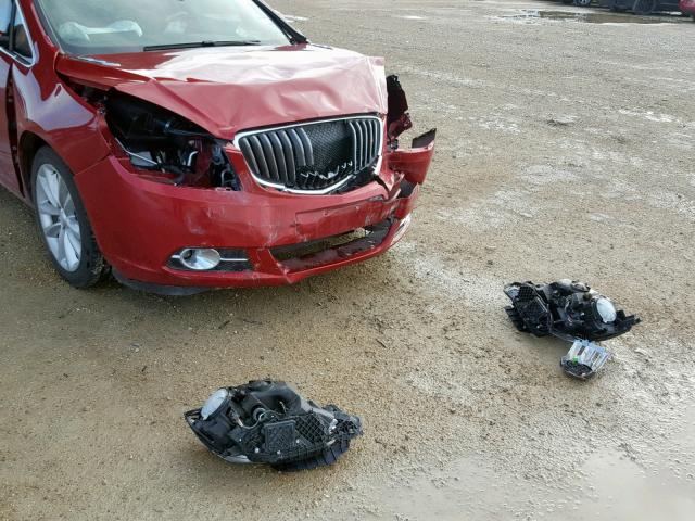 1G4PR5SK8F4143260 - 2015 BUICK VERANO CON BURGUNDY photo 9