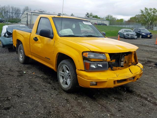 1GCCS146648206636 - 2004 CHEVROLET COLORADO YELLOW photo 1