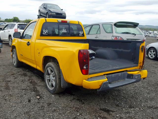 1GCCS146648206636 - 2004 CHEVROLET COLORADO YELLOW photo 3