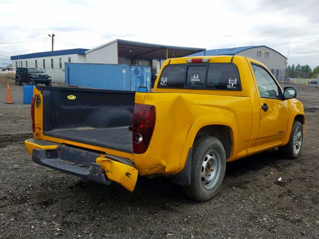 1GCCS146648206636 - 2004 CHEVROLET COLORADO YELLOW photo 4