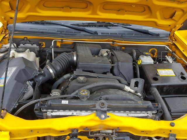 1GCCS146648206636 - 2004 CHEVROLET COLORADO YELLOW photo 7