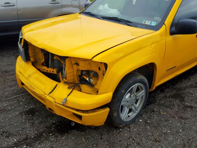 1GCCS146648206636 - 2004 CHEVROLET COLORADO YELLOW photo 9