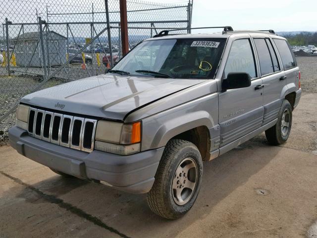 1J4GZ58S5WC185669 - 1998 JEEP GRAND CHER SILVER photo 2