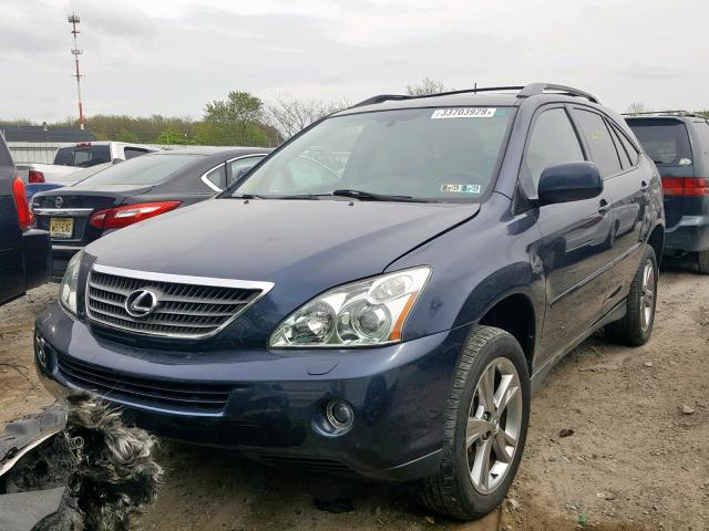 JTJHW31U460030404 - 2006 LEXUS RX 400 BLUE photo 2