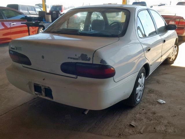1Y1SK5361PZ017469 - 1993 GEO PRIZM BASE თეთრი ფოტო 4