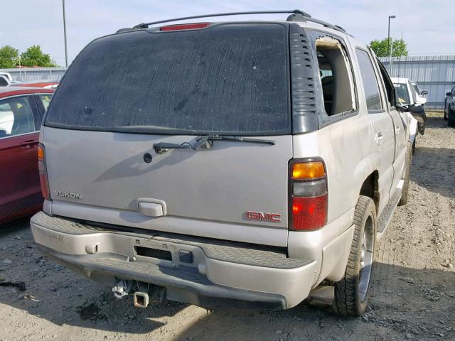 1GKEK63U94J189558 - 2004 GMC YUKON DENA SILVER photo 4