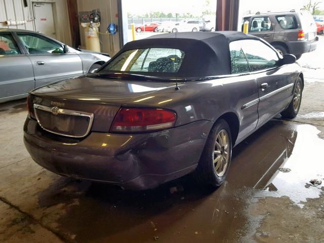 1C3EL55UX1N603035 - 2001 CHRYSLER SEBRING LX BROWN photo 4