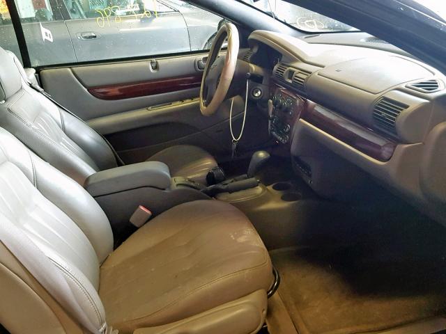 1C3EL55UX1N603035 - 2001 CHRYSLER SEBRING LX BROWN photo 5