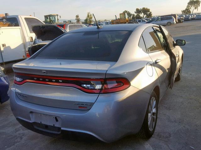 1C3CDFDH5GD680893 - 2016 DODGE DART SE AE SILVER photo 4