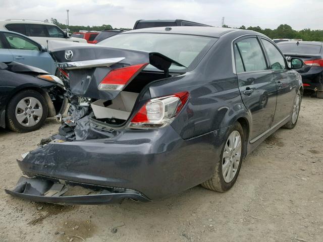 4T1BK3DB4BU433070 - 2011 TOYOTA AVALON BAS GRAY photo 4