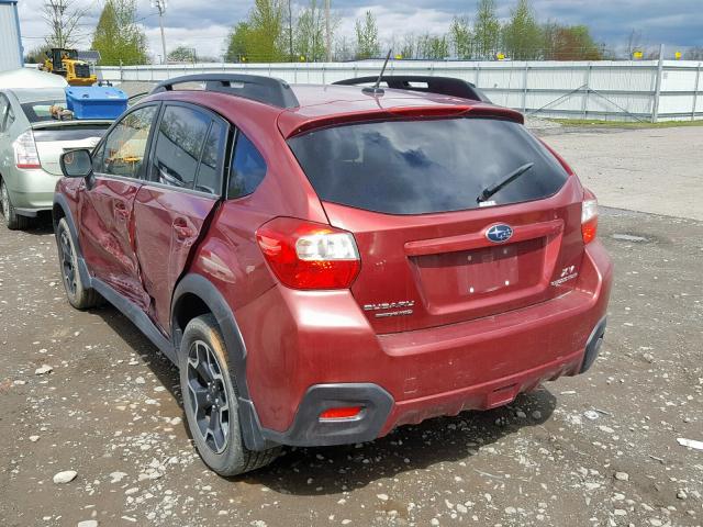 JF2GPAWC3D2866630 - 2013 SUBARU XV CROSSTR RED photo 3