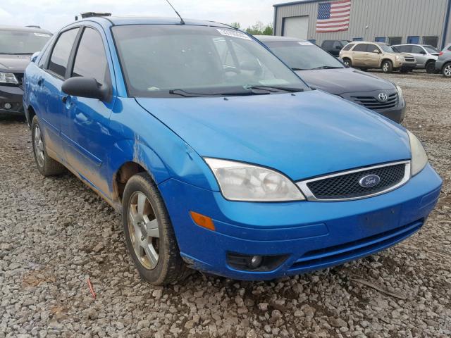 1FAFP34N07W145467 - 2007 FORD FOCUS ZX4 BLUE photo 1