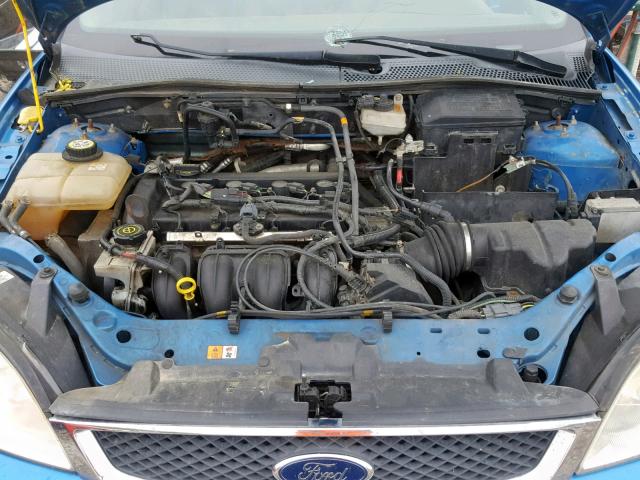 1FAFP34N07W145467 - 2007 FORD FOCUS ZX4 BLUE photo 7