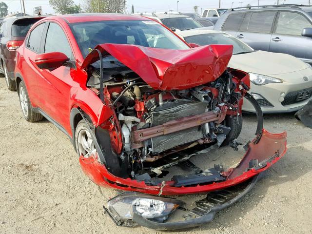 3CZRU5H58GM705347 - 2016 HONDA HR-V EX RED photo 1