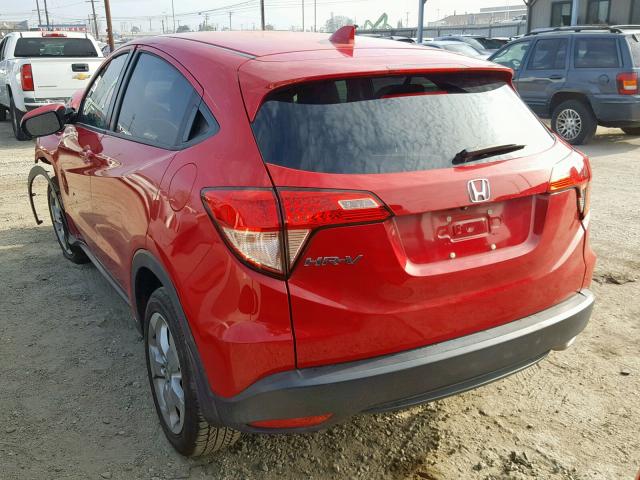 3CZRU5H58GM705347 - 2016 HONDA HR-V EX RED photo 3