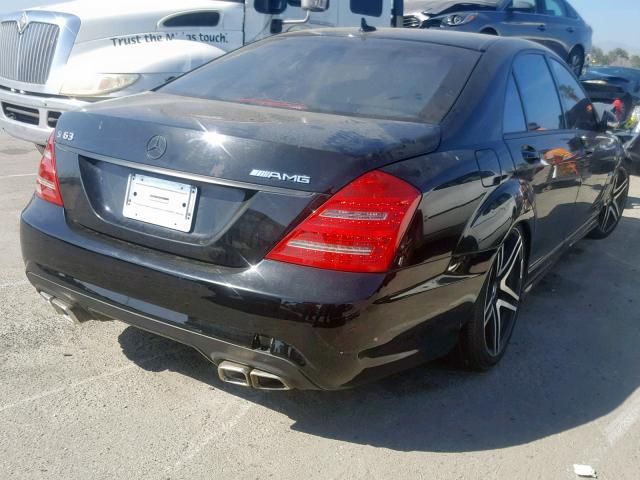 WDDNG71X18A216148 - 2008 MERCEDES-BENZ S 550 BLACK photo 4