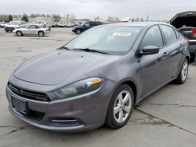 1C3CDFBB4GD515237 - 2016 DODGE DART SXT GRAY photo 2