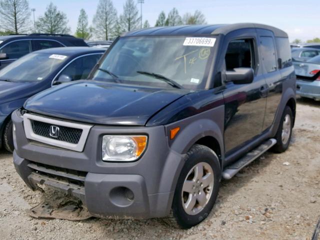 5J6YH28653L045044 - 2003 HONDA ELEMENT EX BLACK photo 2