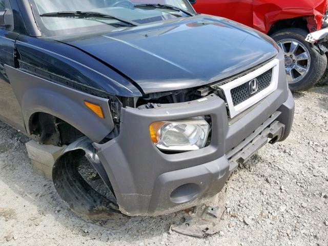 5J6YH28653L045044 - 2003 HONDA ELEMENT EX BLACK photo 9