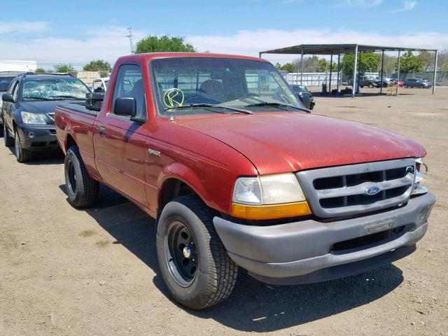 1FTYR10C5WUC57861 - 1998 FORD RANGER RED photo 1