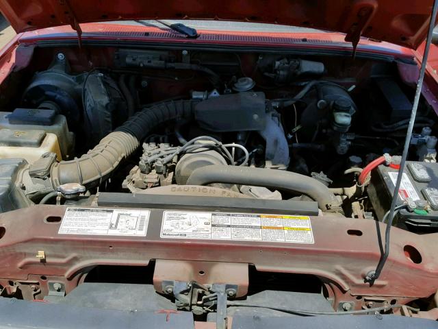 1FTYR10C5WUC57861 - 1998 FORD RANGER RED photo 7