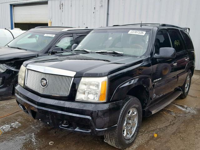 1GYEK63N32R213012 - 2002 CADILLAC ESCALADE L BLACK photo 2