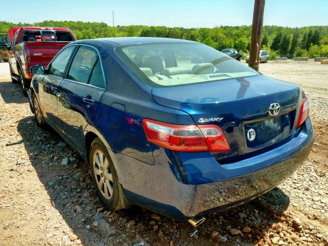 4T1BK46K88U059543 - 2008 TOYOTA CAMRY LE BLUE photo 3