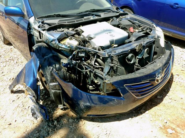 4T1BK46K88U059543 - 2008 TOYOTA CAMRY LE BLUE photo 9