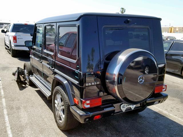 WDCYC3HF5BX186708 - 2011 MERCEDES-BENZ G 550 BLACK photo 3