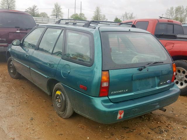 3FALP15P9VR140792 - 1997 FORD ESCORT LX GREEN photo 3