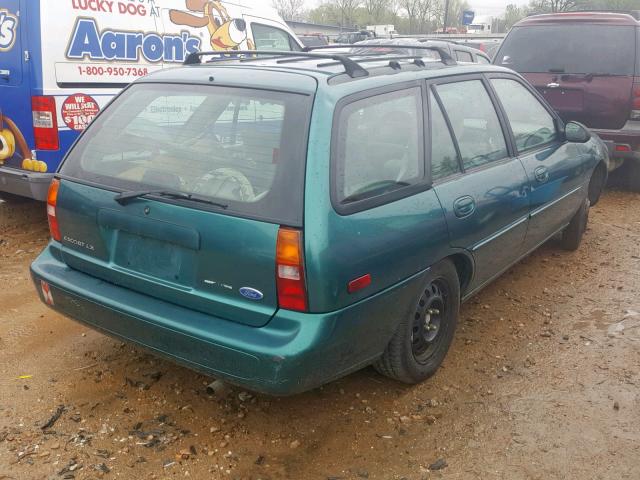 3FALP15P9VR140792 - 1997 FORD ESCORT LX GREEN photo 4