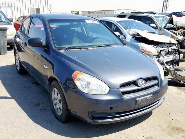 KMHCM3AC1AU176928 - 2010 HYUNDAI ACCENT BLU CHARCOAL photo 1