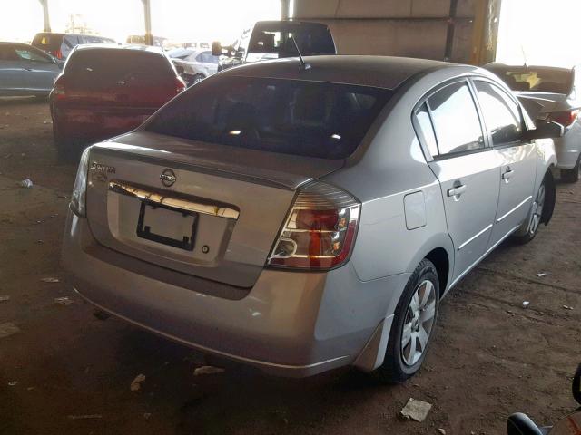 3N1AB6AP9AL665791 - 2010 NISSAN SENTRA 2.0 SILVER photo 4