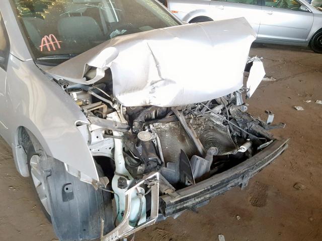 3N1AB6AP9AL665791 - 2010 NISSAN SENTRA 2.0 SILVER photo 9