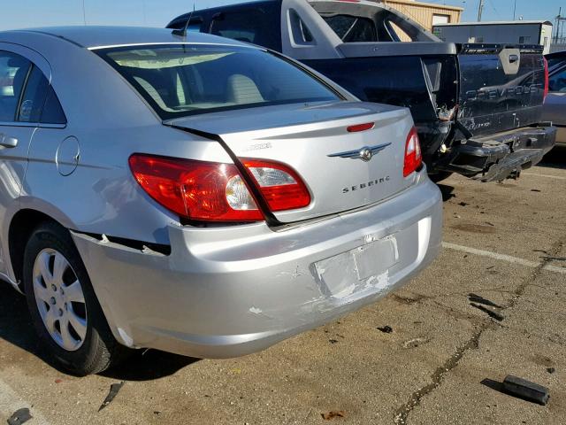 1C3LC46J58N211516 - 2008 CHRYSLER SEBRING LX SILVER photo 9