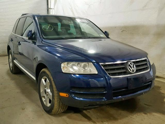 WVGBC67LX4D013500 - 2004 VOLKSWAGEN TOUAREG 3. BLUE photo 1