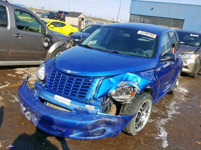 3C4FY78G93T513803 - 2003 CHRYSLER PT CRUISER BLUE photo 2