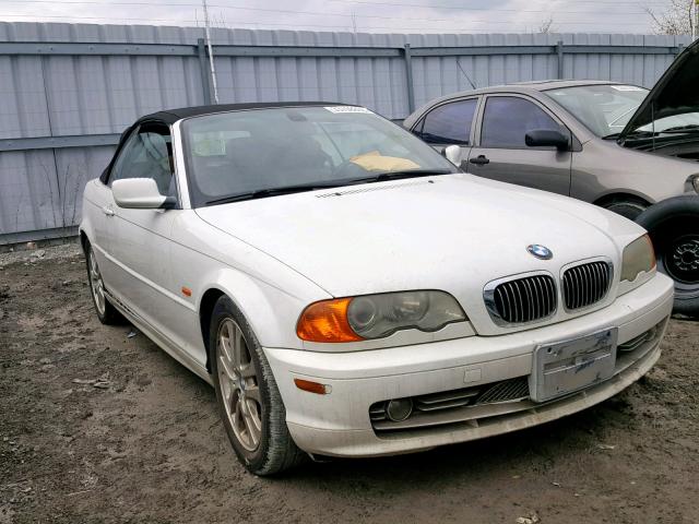 WBABS53462JU92381 - 2002 BMW 330 CI WHITE photo 1