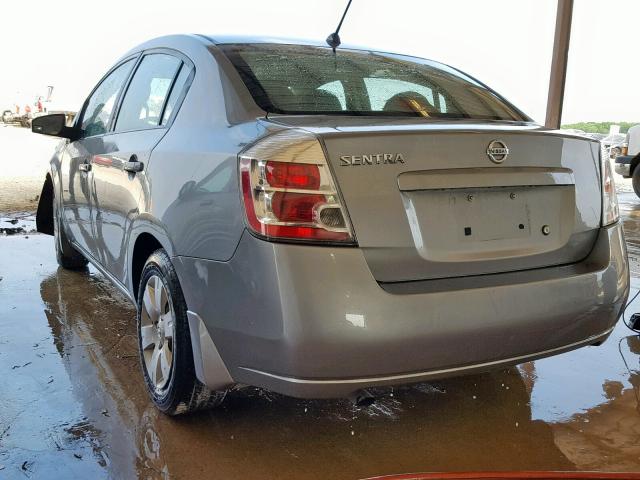 3N1AB61E59L646813 - 2009 NISSAN SENTRA 2.0 GRAY photo 3