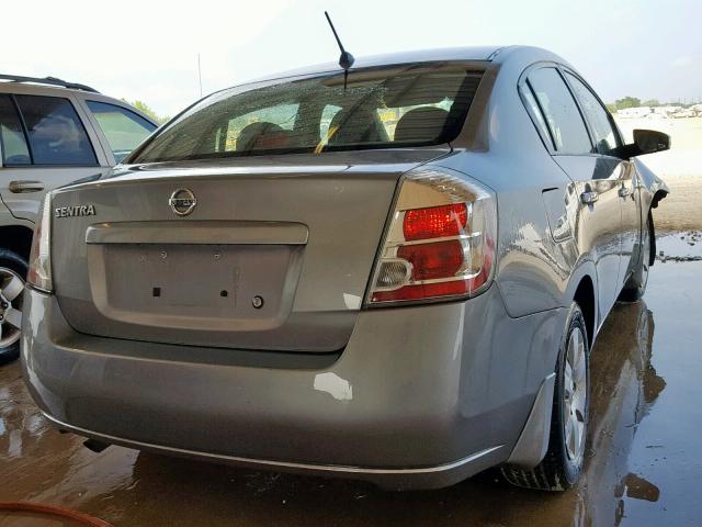 3N1AB61E59L646813 - 2009 NISSAN SENTRA 2.0 GRAY photo 4