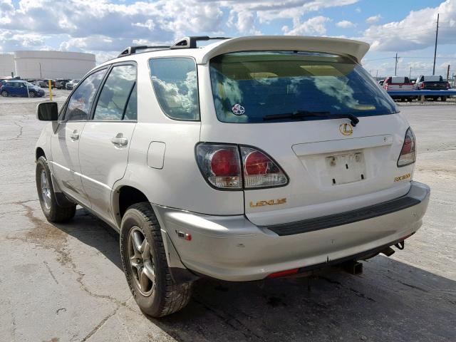 JTJHF10UX10175882 - 2001 LEXUS RX 300 WHITE photo 3