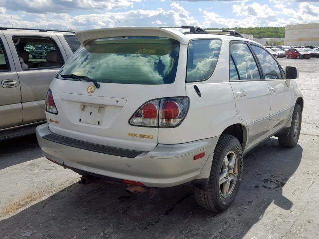 JTJHF10UX10175882 - 2001 LEXUS RX 300 WHITE photo 4