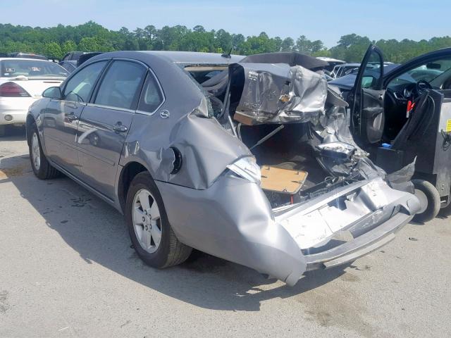 2G1WT58K569277612 - 2006 CHEVROLET IMPALA LT GRAY photo 3