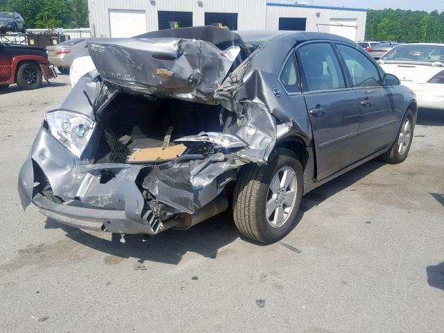 2G1WT58K569277612 - 2006 CHEVROLET IMPALA LT GRAY photo 4