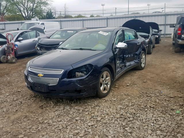 1G1ZG57B99F244417 - 2009 CHEVROLET MALIBU LS BLUE photo 2