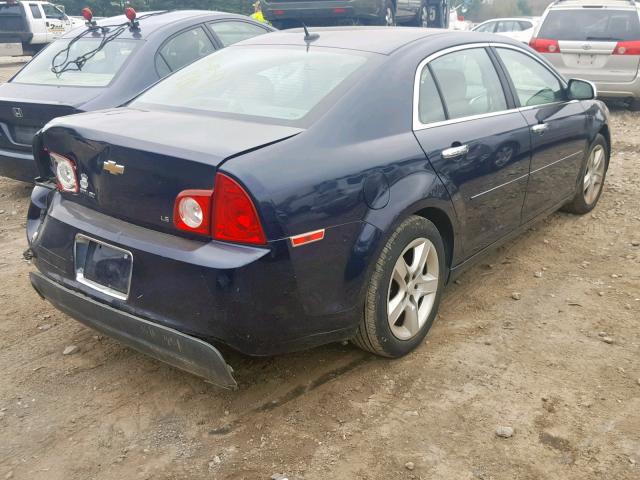 1G1ZG57B99F244417 - 2009 CHEVROLET MALIBU LS BLUE photo 4