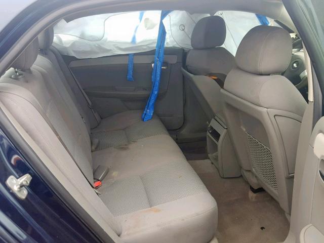 1G1ZG57B99F244417 - 2009 CHEVROLET MALIBU LS BLUE photo 6