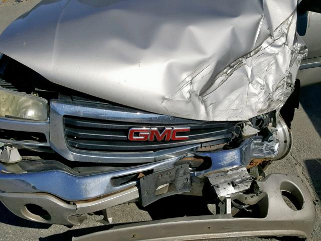 2GTEK13T251379378 - 2005 GMC NEW SIERRA SILVER photo 7