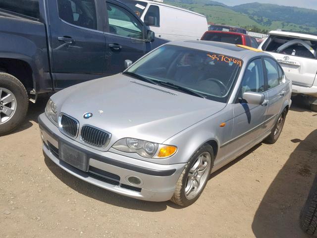 WBAEV53403KM28482 - 2003 BMW 330 I SILVER photo 2